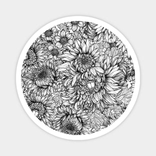 Chrysanthemum 2 Magnet